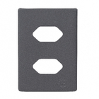 Placa Tomadas 4x2 Tomada Dupla Preta Novara Dicompel