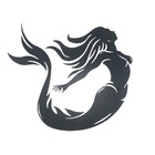 Placa Vazada  Sereia Mdf