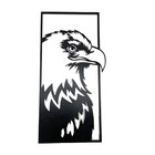 Placa Vazada Com Silhueta: Águia Mdf