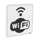 Placa "Wifi" Plástico 15x15cm