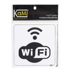 Placa "Wifi" Plástico 15x15cm