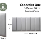 Placas Cabeceira Modulada Adesiva Queen Estofada 160cm X 60cm