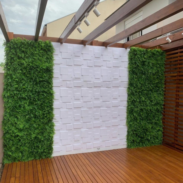 Placas De Grama Artificial Para Jardim Decoração De Parede Mo