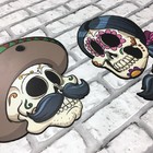 PLACAS DECORATIVAS CASAL CAVEIRAS MEXICANAS