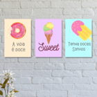 Placas Decorativas Doces Sonhos