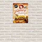 Placas Decorativas Em Mdf Patty Hamburgers Vintage 20x30