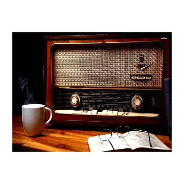 Placas Decorativas Em Mdf Radio Antigo 20x30