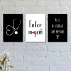 Placas Decorativas Enfermagem
