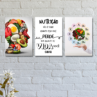 Placas Decorativas Nutrição Vida