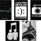 Placas Decorativas Quadros  20x30 Em Mdf Kit 5 Placas Frases