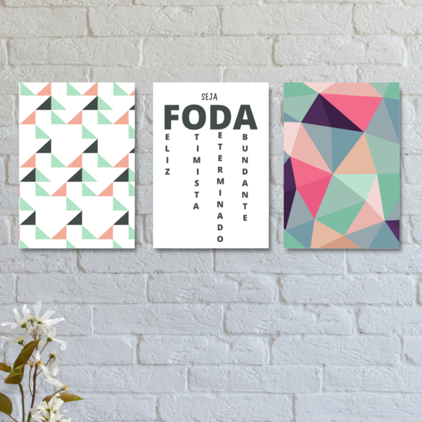 Placas Decorativas Seja Foda