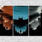 Placas Decorativas Super Herói Batman 3 Peças