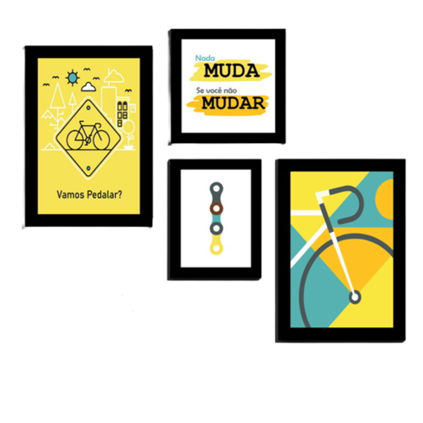 Placas Mdf Ciclista 4 Un