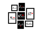 Placas Mdf Coração 7 Un