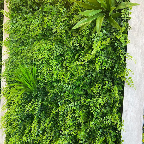 Placas Muro Vegetal Amazônia Verdes Painel Inglês 50x50 Cm