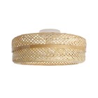 Plafon 1 Lâmpada Cru Bambu IP20 Palanga Inspire