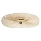 Plafon 1 Lâmpada Cru Bambu IP20 Sibu Inspire