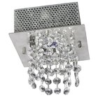 Plafon 1 Luz 14x14cm Sem Lâmpada Iguaçu Gp0801bpfv2 Bronzeart