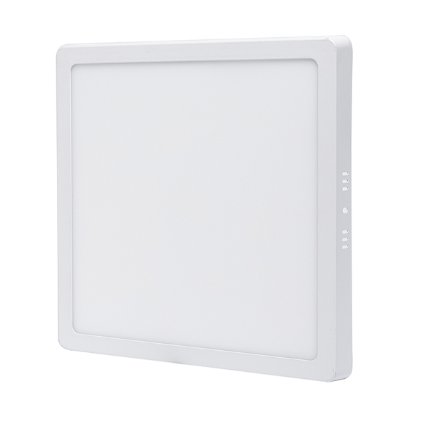 Plafon 25w Quadrado Sobrepor Painel Branco Frio Bivolt Lumina