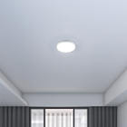 Plafon 2 Lâmpadas Branco Metal e Vidro 6195 Pantoja&Carmona