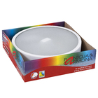 Plafon 2 Lâmpadas Branco Metal e Vidro Sauve Pantoja&Carmona