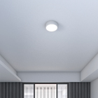 Plafon 2 Lâmpadas Branco Metal e Vidro Sauve Pantoja&Carmona