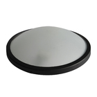 Plafon 2 Lâmpadas Preto Alumínio e Vidro Pantoja&Carmona