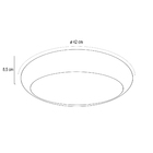 Plafon 3 Lâmpadas Alúminio Branco Pantoja e Carmona