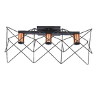 Plafon 3 Lâmpadas Preto e Cobre Metal Aramado Pantoja&Carmona