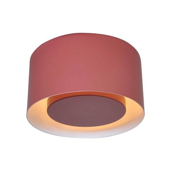 Plafon 3 lâmpadas Rouge Alumínio Charme Attena