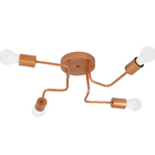 Plafon 4 Lâmpadas Cobre Armes Auremar