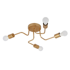 Plafon 4 Lâmpadas Dourado Armes Auremar