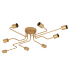 Plafon 8 Lâmpadas Dourado Armes Auremar