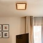 Plafon Acrílico Decorativo Gemini Opus 28cm Com Led Integrado