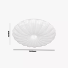 Plafon Acrilico Flora 24w 3000k Opus