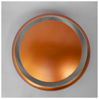 Plafon Aliança Luz Indireta Cobre Fosco