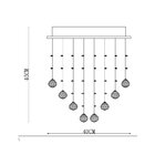 Plafon Arquitetizze Orion Transparente Gu10 Bivolt