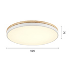 Plafon Astraled Ixon P-9950 Redondo Led Bivolt Branco