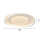 Plafon Astraled Zuxe P-9934 Led Bivolt Branco