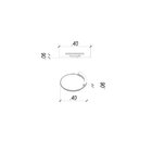 Plafon Bambolê Branco 40cm Led 24w 3000k Bivolt Fo026sw Bella