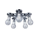 Plafon Bella Metal 37x18cm Led Cromado Ho075c