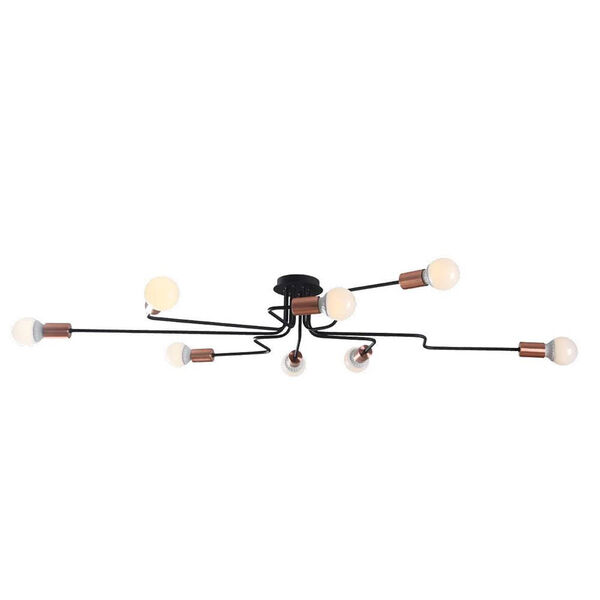 Plafon Bella Nyuron 136 X 61 X 17cm 8x A60 40w Xn010l