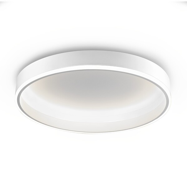 Plafon Bello Branco 40cm Luz Amarela Bivolt SL Imports