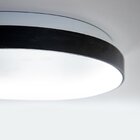 Plafon Bio Preto 60cm Led 48w 3000k Bivolt Bella