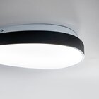 Plafon Bio Preto 60cm Led 48w 3000k Bivolt Bella