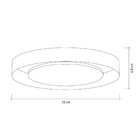 Plafon Bivolt Infinity Startec Preto