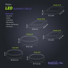 Plafon Bivolt Led 18w 3000k Circle Startec Branco