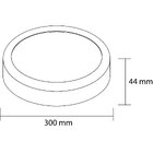 Plafon Bivolt Led Circle Startec Preto