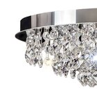 Plafon Bivolt Redondo 40cm G9 Italia Bronzearte Transparente