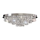 Plafon Bivolt Redondo 40cm G9 Italia Bronzearte Transparente